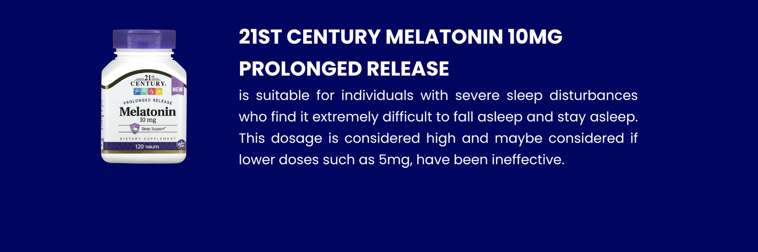 introduction for 21st century melatonin 10mg prolonged release