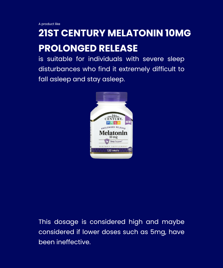 introduction for 21st century melatonin 10mg prolonged release