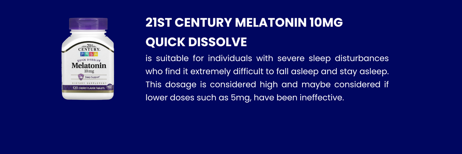 introduction for 21st century melatonin 10mg quick dissolve