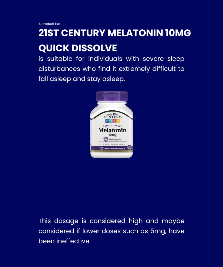 introduction for 21st century melatonin 10mg quick dissolve