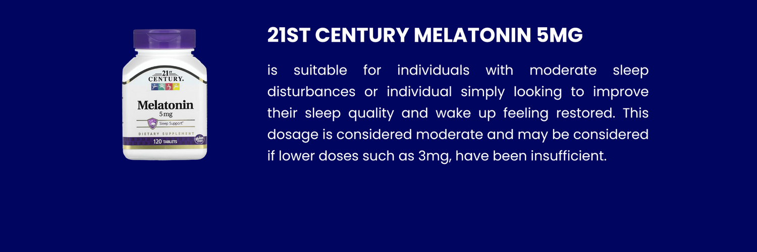 introduction for 21st century melatonin 5mg