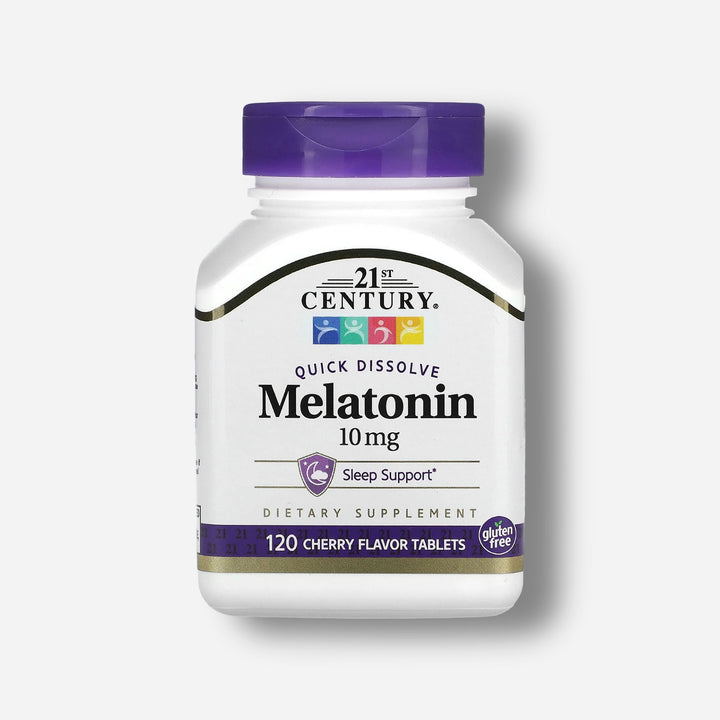 The front image of 21stCentury Melatonin 10mg Quick Dissolve