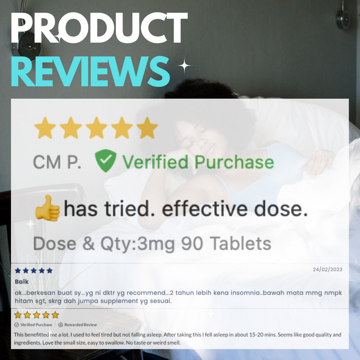 The review for 21st Century Melatonin 3mg