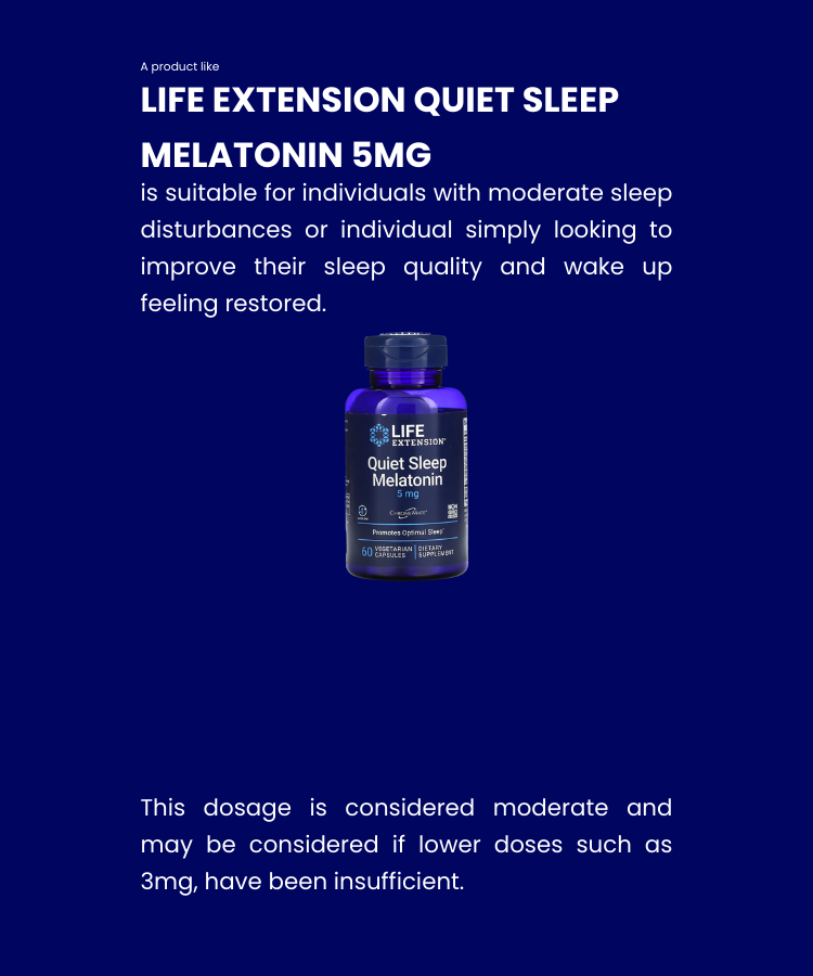 introduction for life extension quiet sleep melatonin 5mg