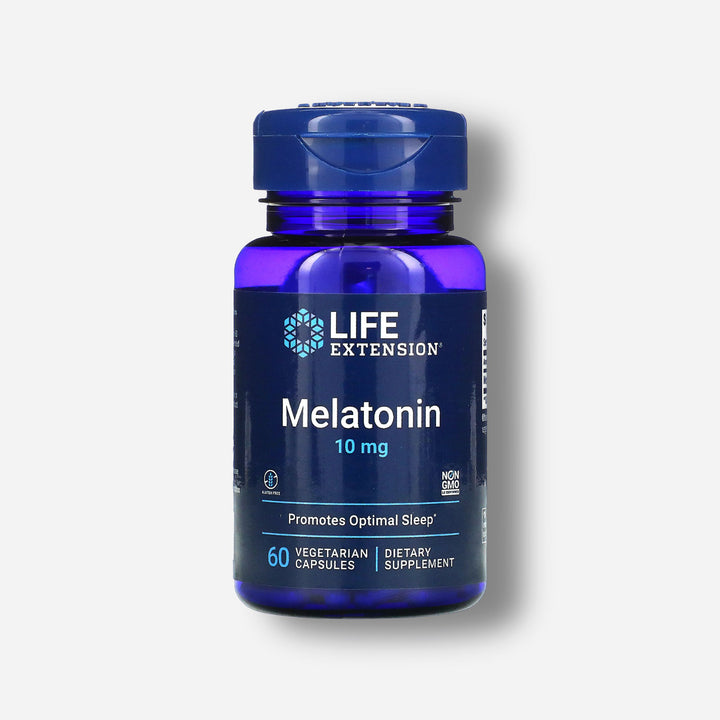 The front image of Life Extension Melatonin 10mg