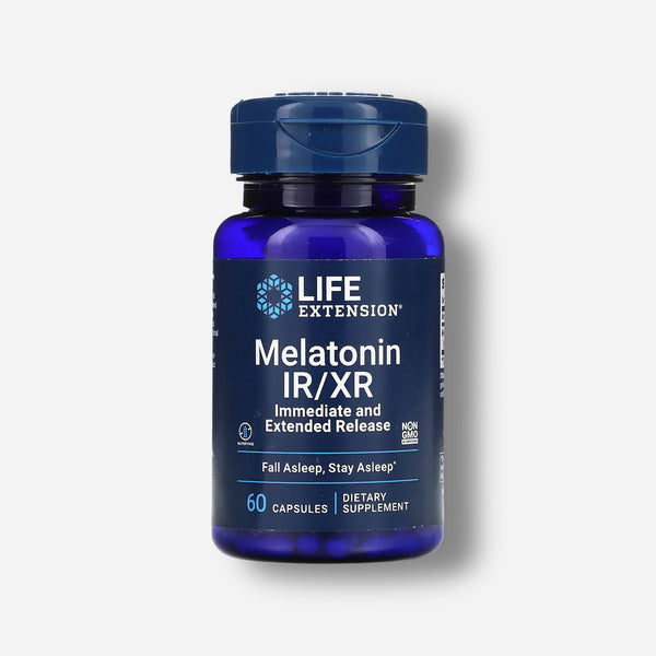 The front image of Life Extension Melatonin IR/XR