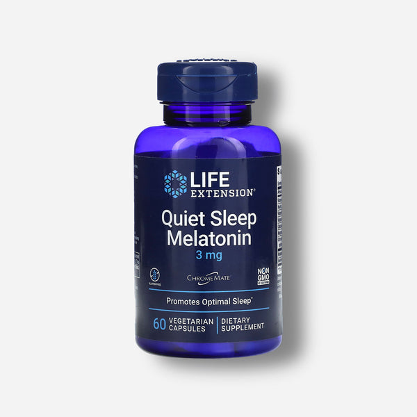 The front image of Life Extension Quite Sleep Melatonin 3mg