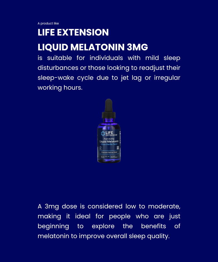 introduction for life extension liquid melatonin 3mg