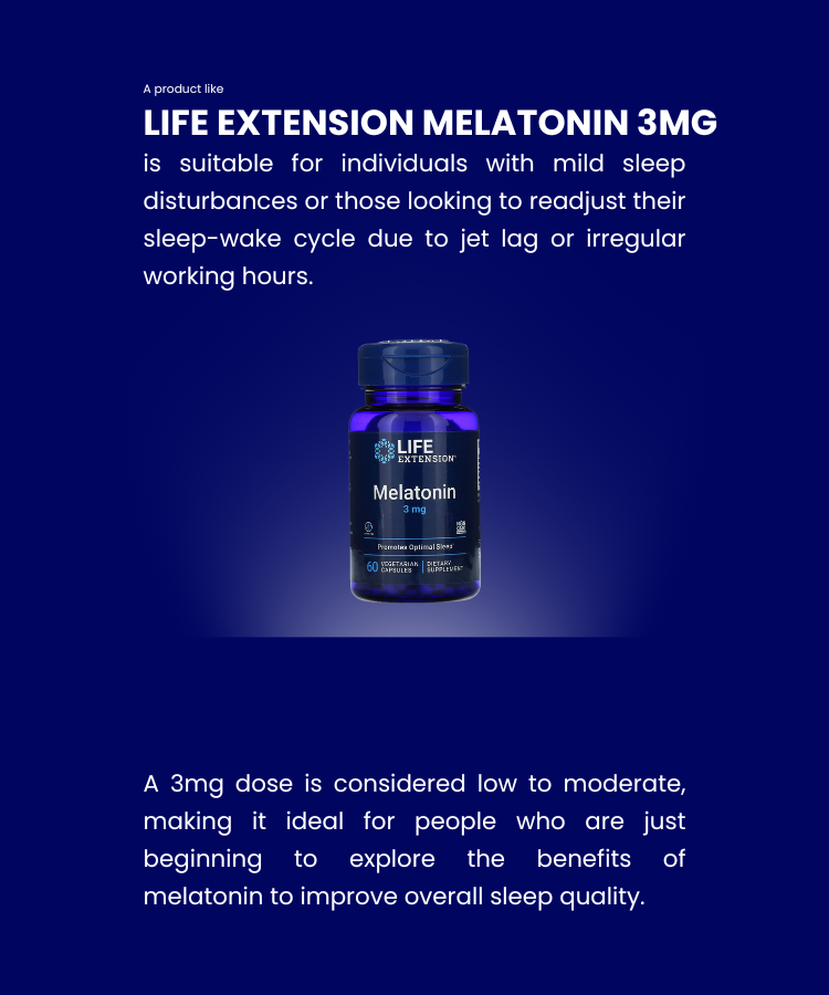 life extension melatonin 3mg introduction