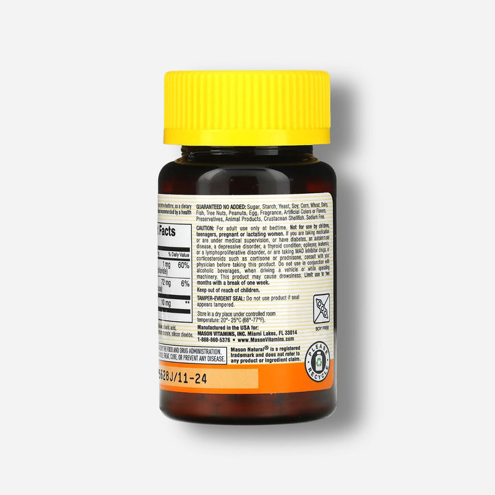 The information of Mason Natural Melatonin 10mg