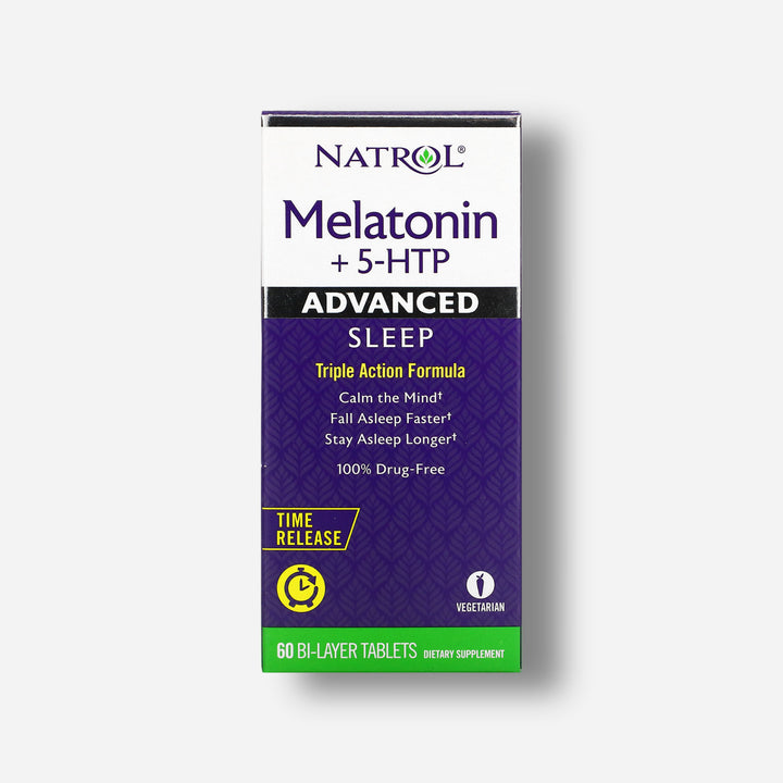 The front image of Natrol Melatonin 5-Htp 6mg