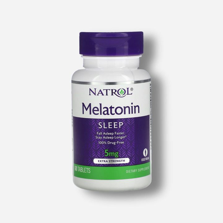 The front image of Natrol Melatonin 5mg