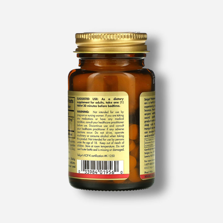 The suggest of use and cautios of Solgar Melatonin 10mg