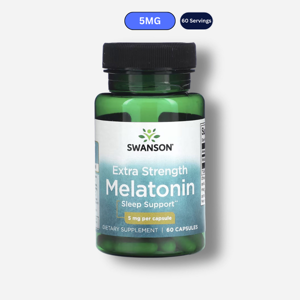 The front image of Swanson Melatonin 5MG