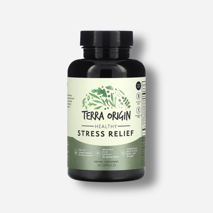 The front image of Terra Origin Healthy Stress Relief