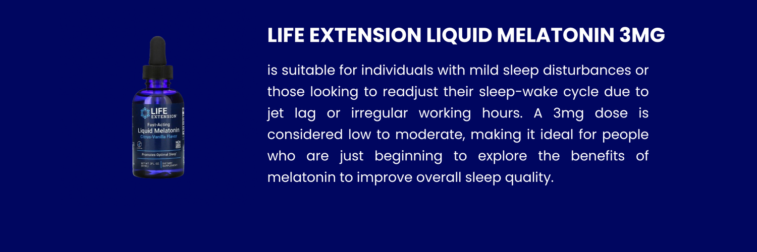 introduction for life extension liquid melatonin 3mg