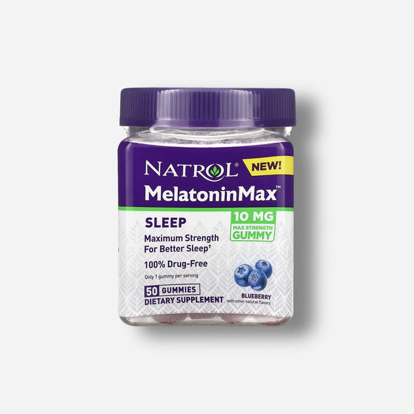 The front image of natrol melatonin gummies 10mg