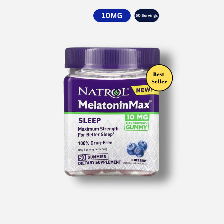 the front image of natrol melatoninmax sleep gummy