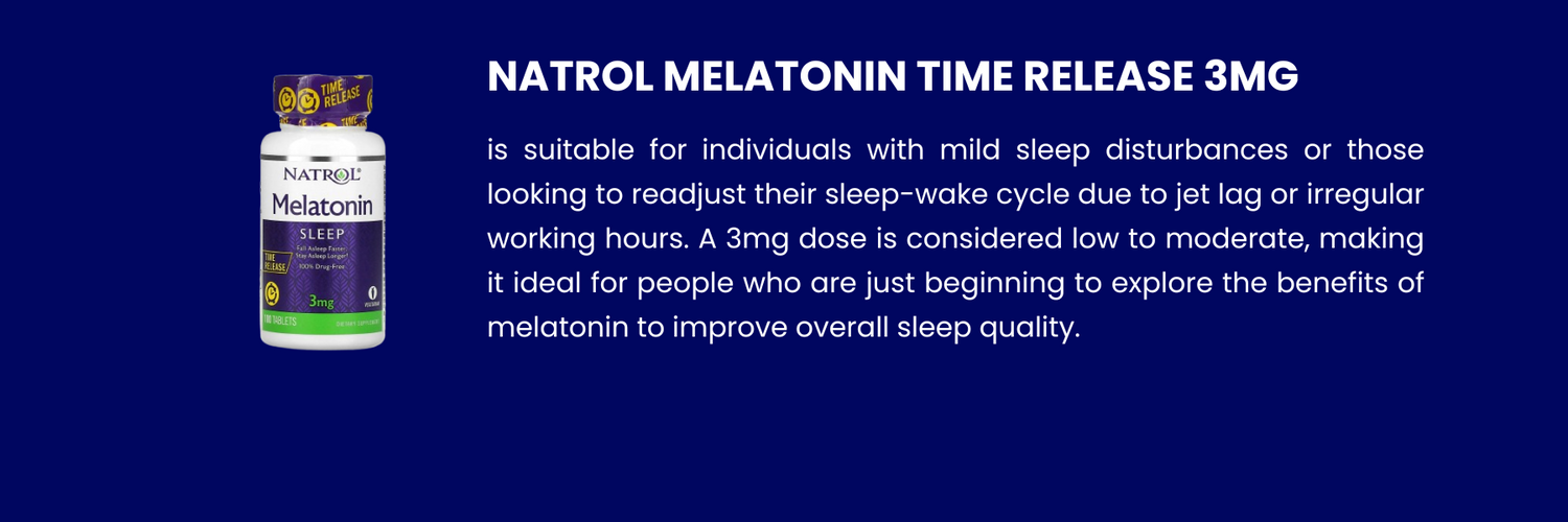 introduction for natrol melatonin time release 3mg