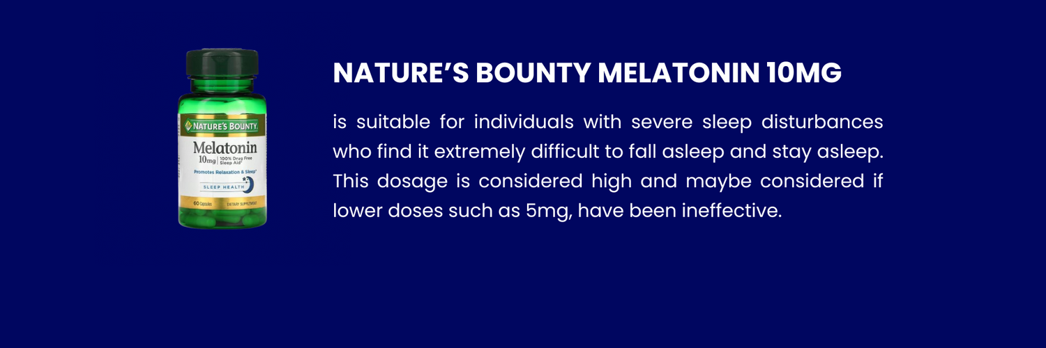 introduction for nature's bounty melatonin 10mg