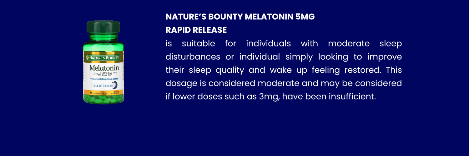 introduction for nature's bounty melatonin 5mg rapid release