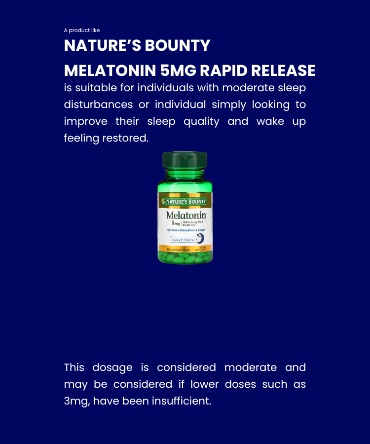 introduction for nature's bounty melatonin 5mg rapid release